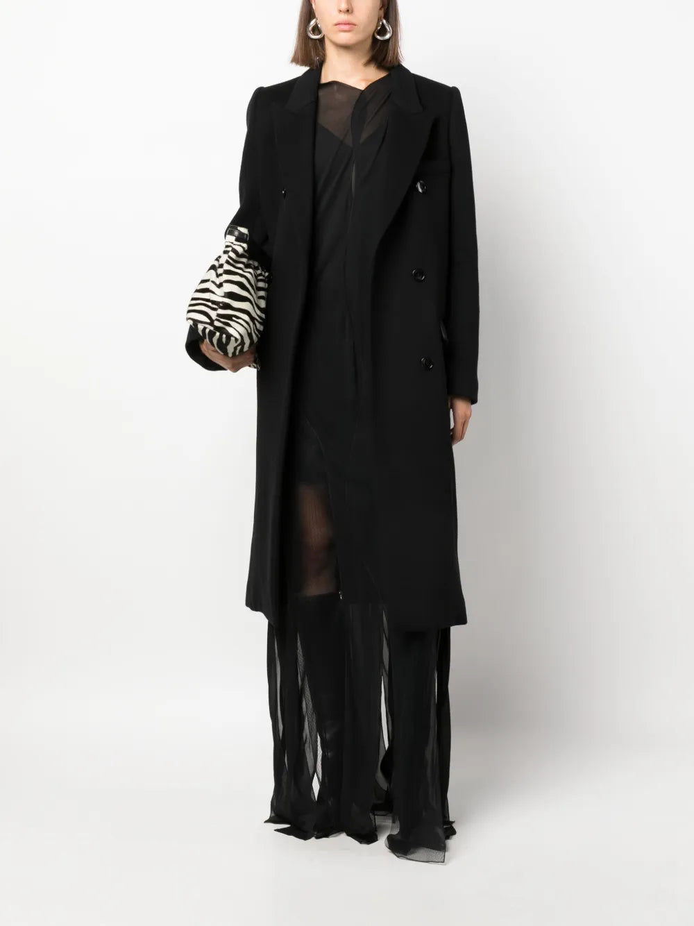 Enarryli Wool-Blend Long Coat