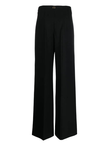 Logo-Plaque Pallazo Trousers