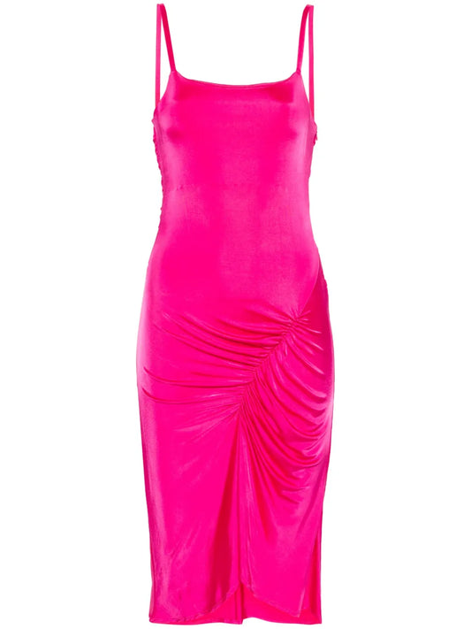 Draped Midi Dress