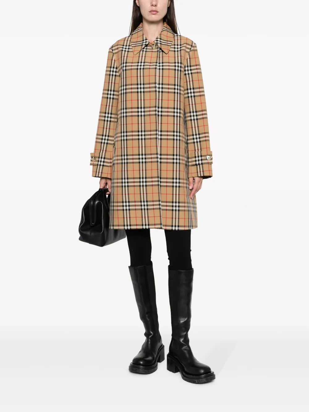 Plaid-Check Pattern Jacket