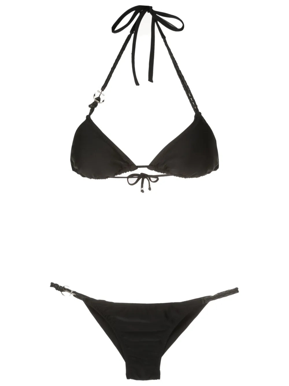 Anchor-Detail Triangle-Cup Bikini