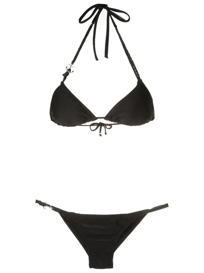 Anchor-Detail Triangle-Cup Bikini