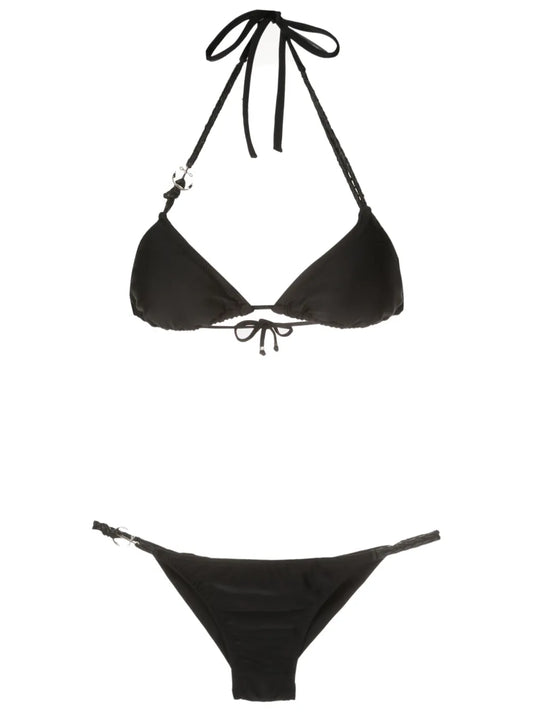 Anchor-Detail Triangle-Cup Bikini