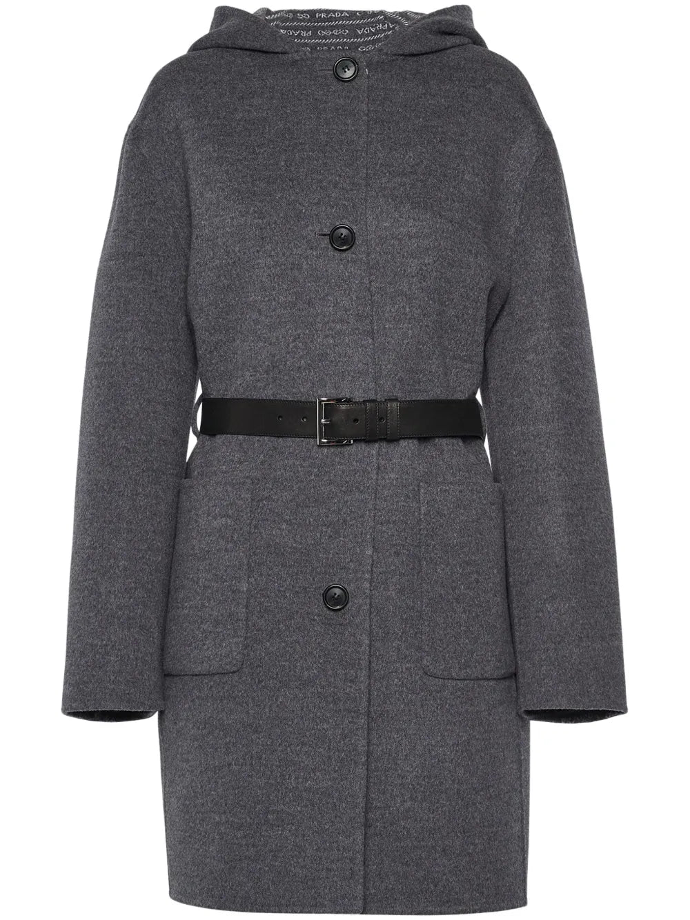 Single-Breasted Wool Coat