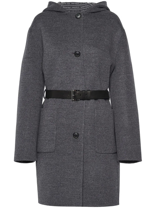 Single-Breasted Wool Coat