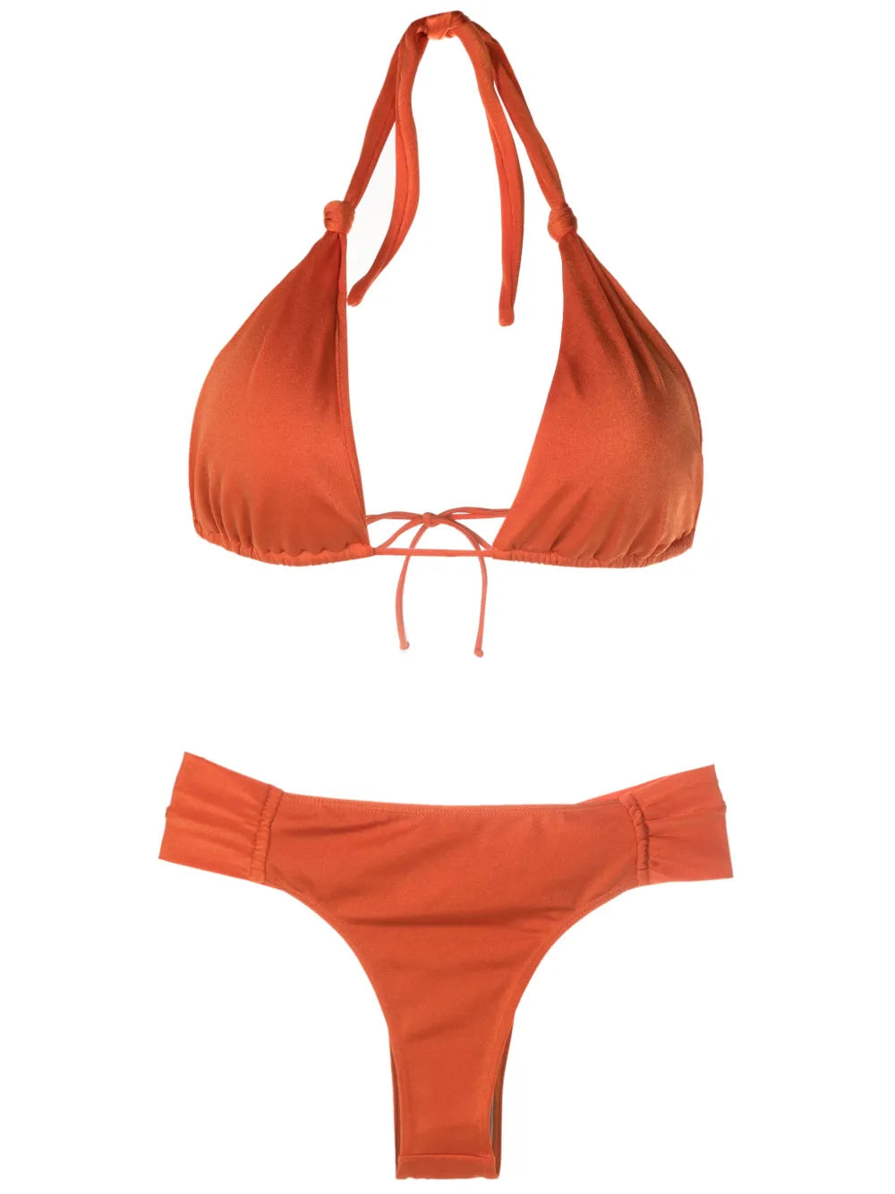 Knot-Detail Triangle-Cup Bikini