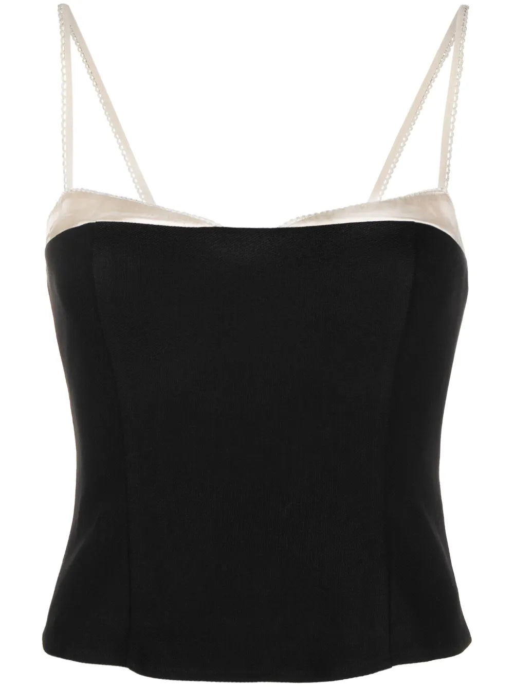 Melanie Contrast-Trimmed Tank Top