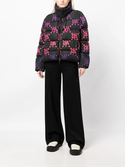 Monogram-Pattern Quilted Jacket