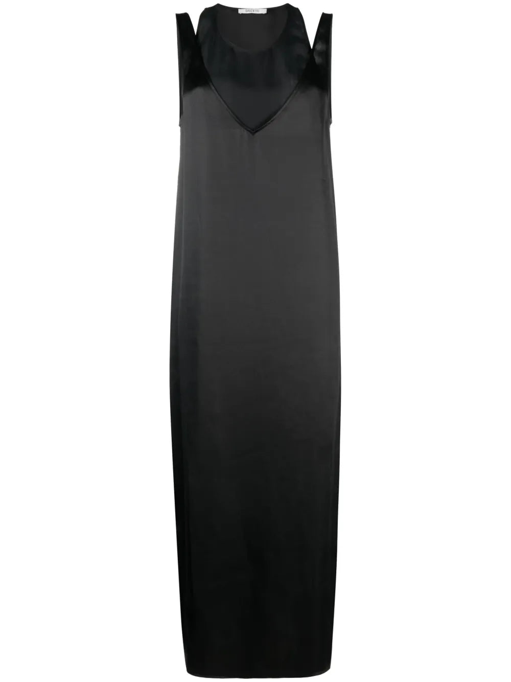 Layered Silk Midi Dress