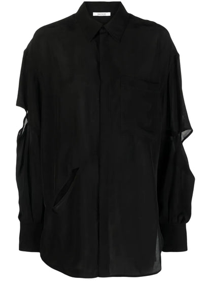 Ripped-Detail Shirt