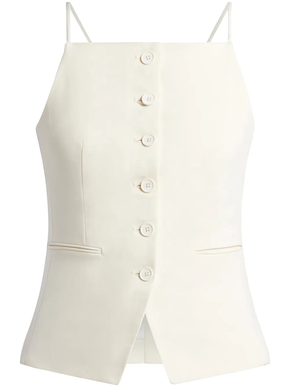 Una Buttoned Top