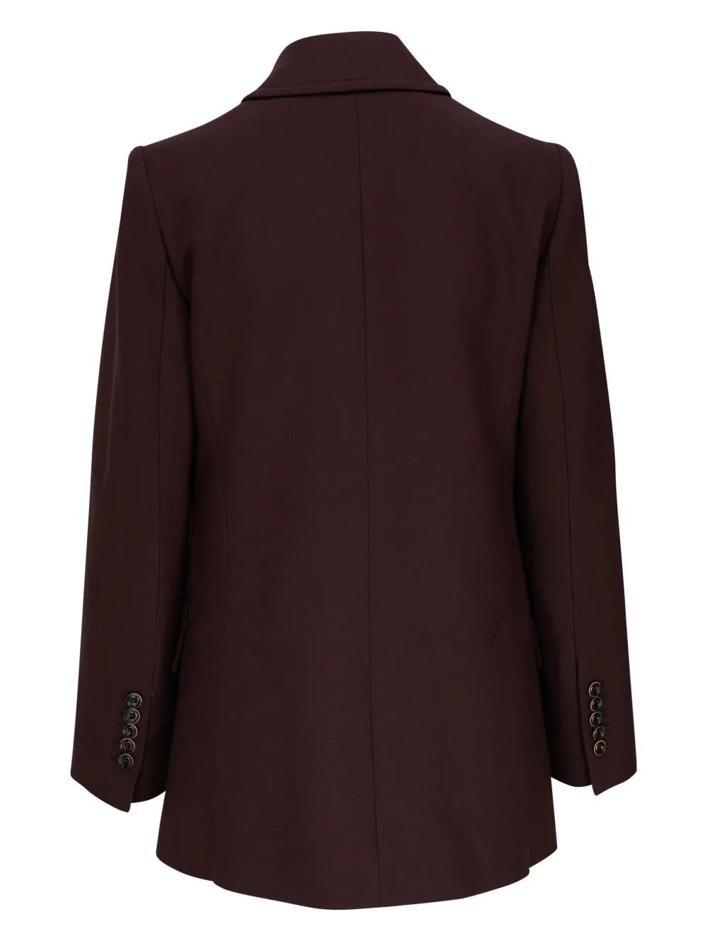 Notched-Lapels Double-Breasted Blazer