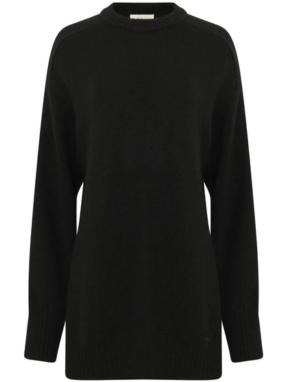 Crew-Neck Wool-Blend Jumper