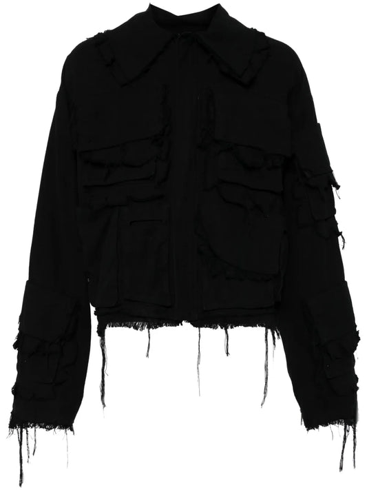 Distressed Cotton Jacket
