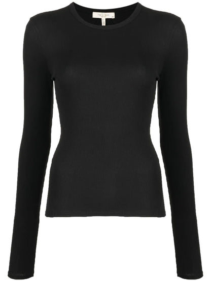 Long-Sleeved Organic-Cotton Top