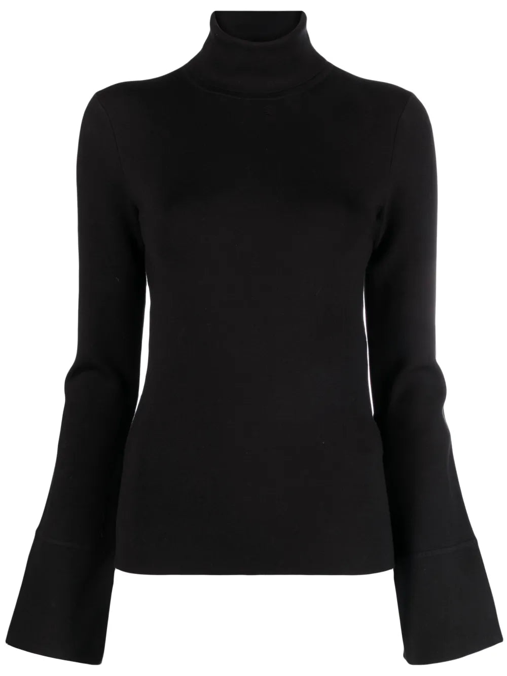 Roll-Neck Silk-Blend Top