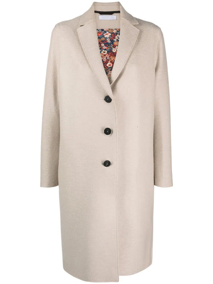 Wool Single-Breasted Coat