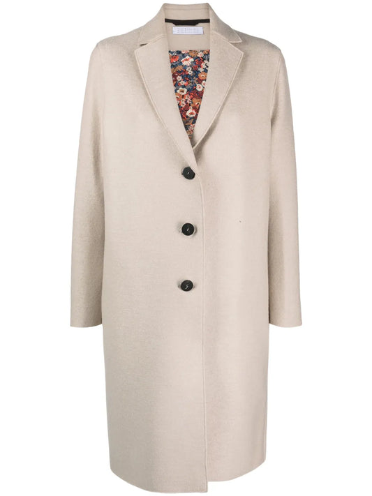 Wool Single-Breasted Coat