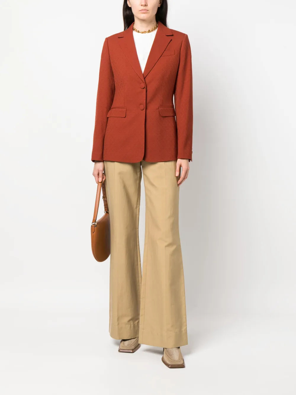 Virgin Wool-Blend Jacquard Blazer