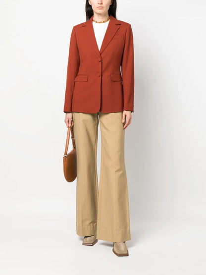 Virgin Wool-Blend Jacquard Blazer