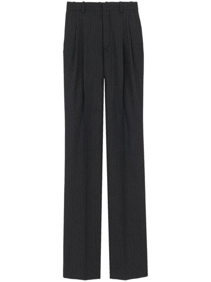Striped Flared Trousers