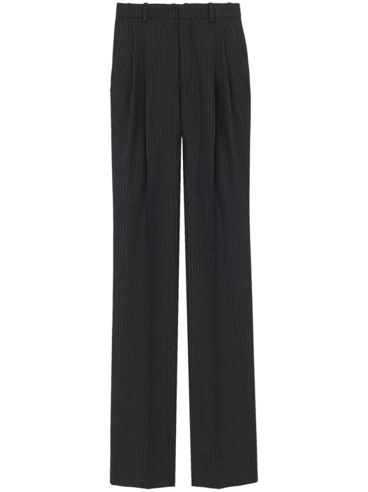 Striped Flared Trousers