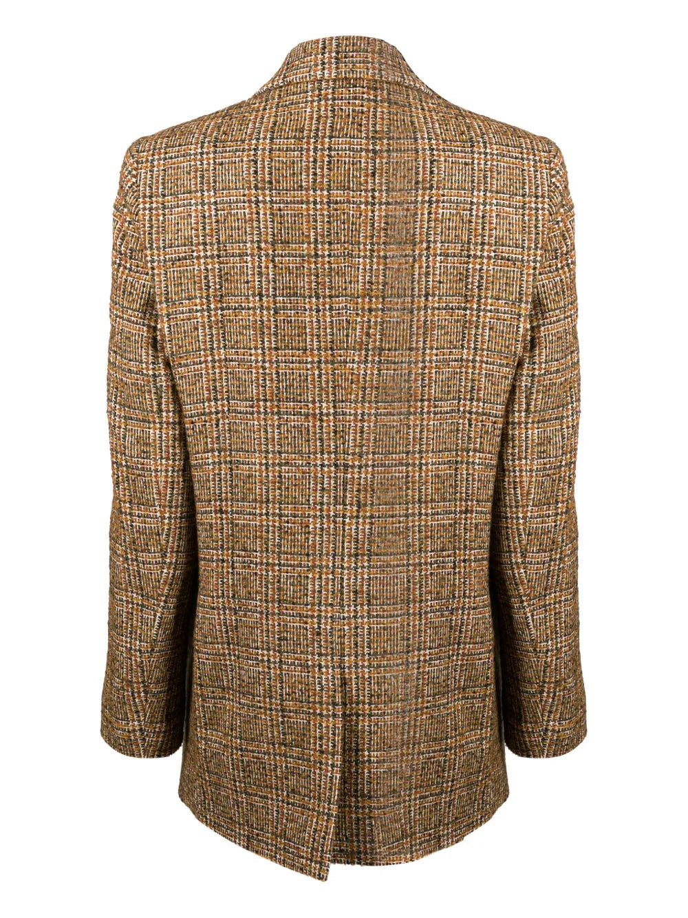 Como Checkered Double-Breasted Blazer
