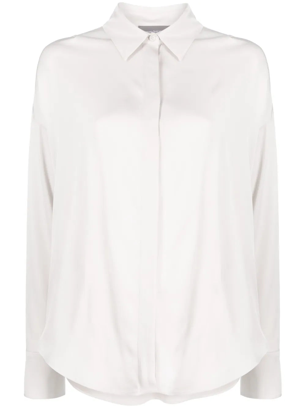 Concealed-Front Fastening Shirt