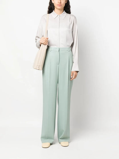 Concealed-Front Fastening Shirt