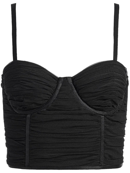 Damia Ruched Bustier Top