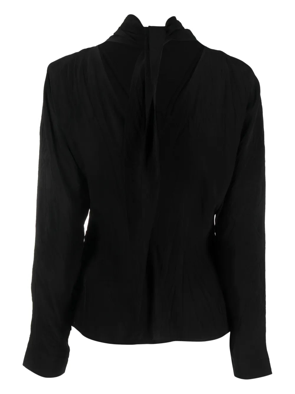 Pussy-Bow Collar Blouse