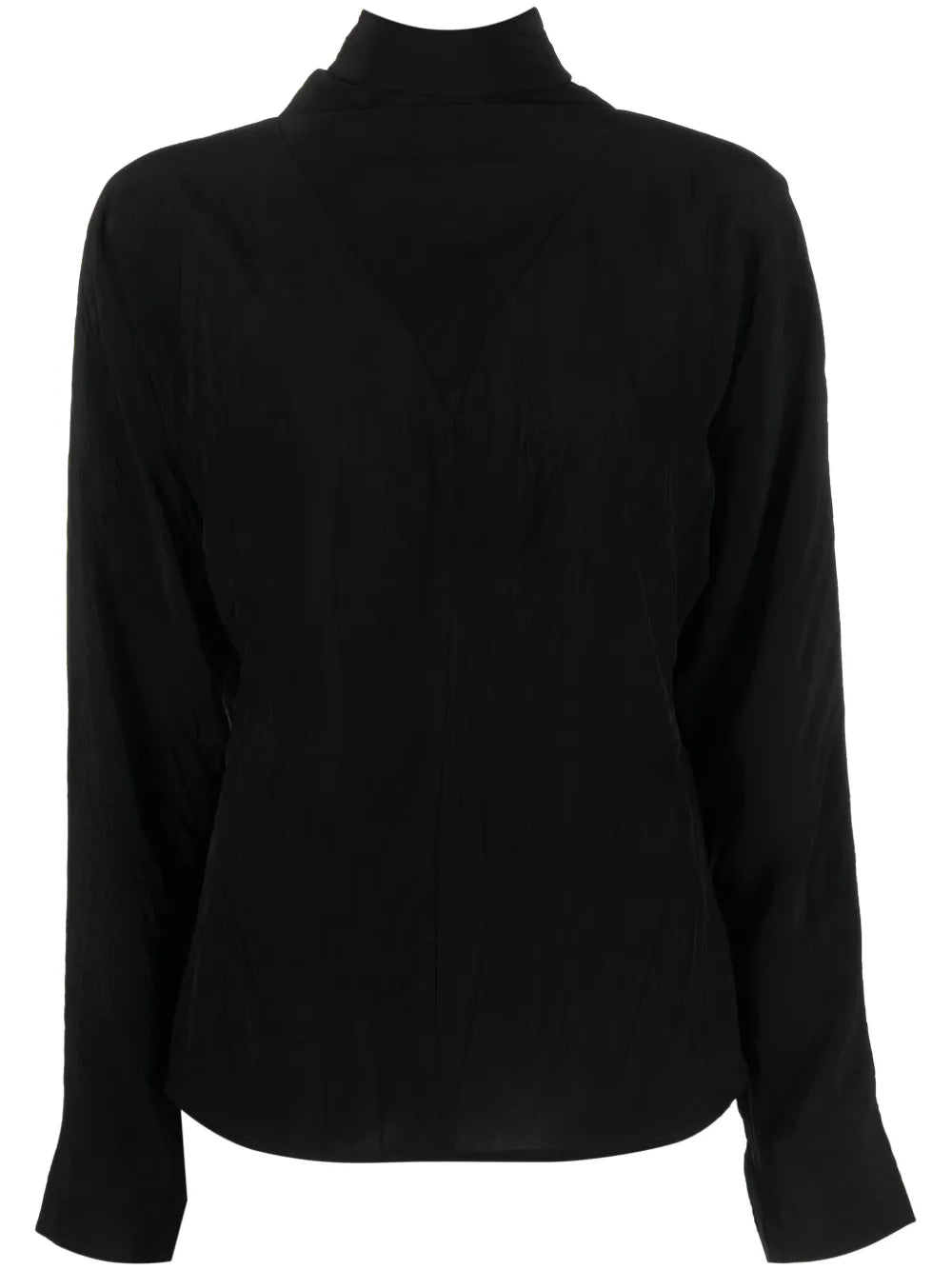 Pussy-Bow Collar Blouse