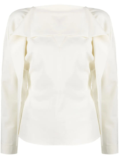 Layered Long-Sleeve Blouse