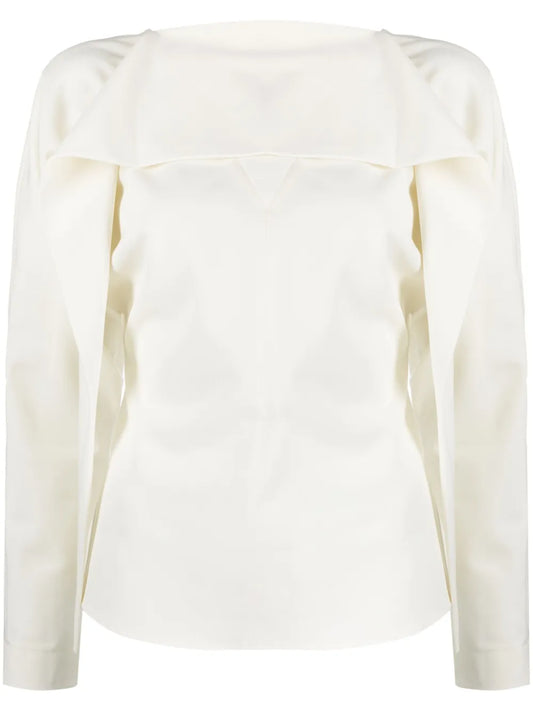Layered Long-Sleeve Blouse