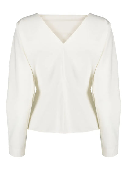 Layered Long-Sleeve Blouse
