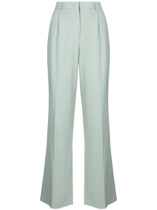 High-Waist Wide-Leg Trousers