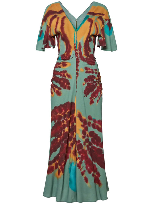 Pelopenese Tie-Dye Midi Dress