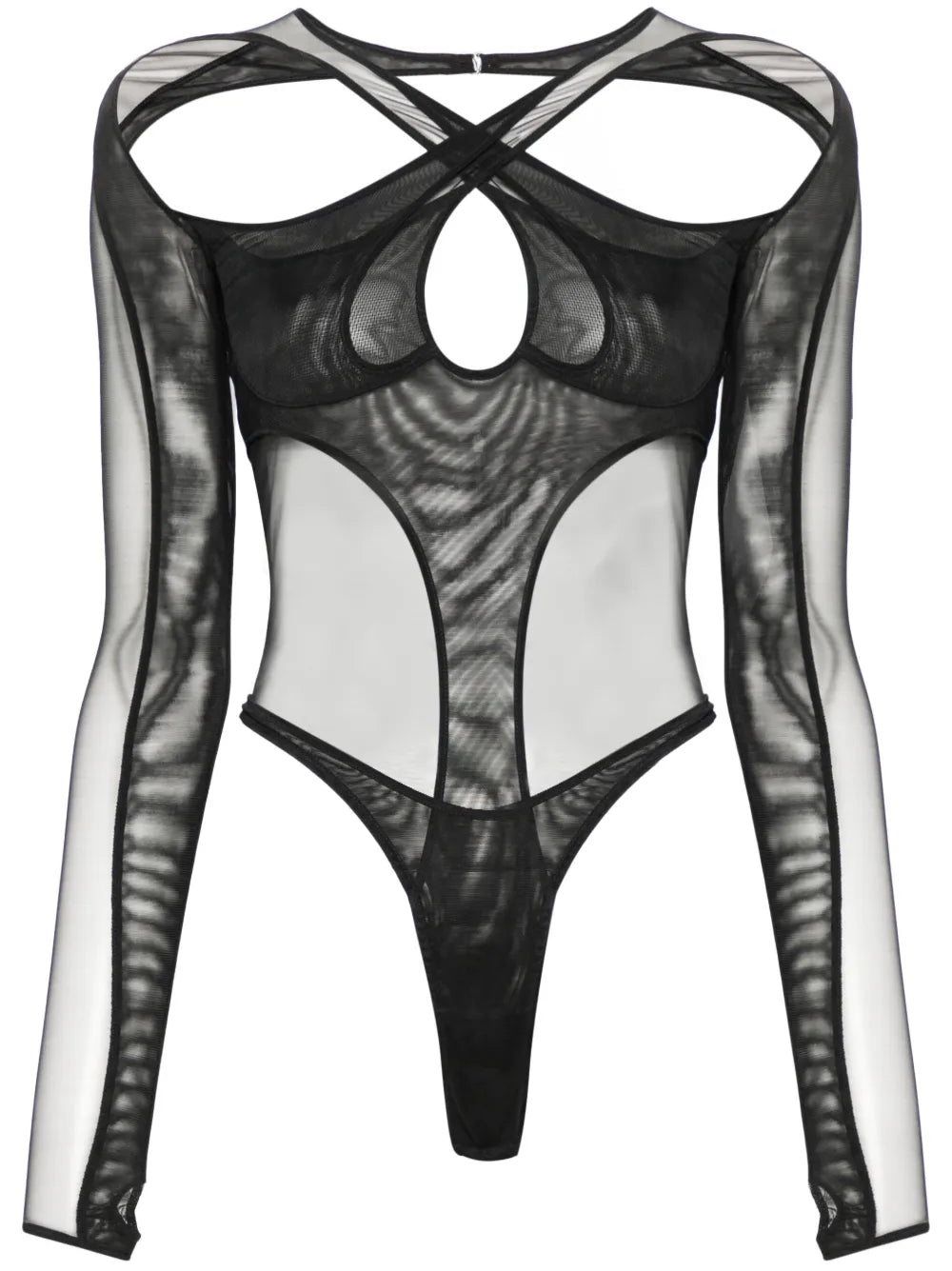 Layered Cut-Out Bodysuit