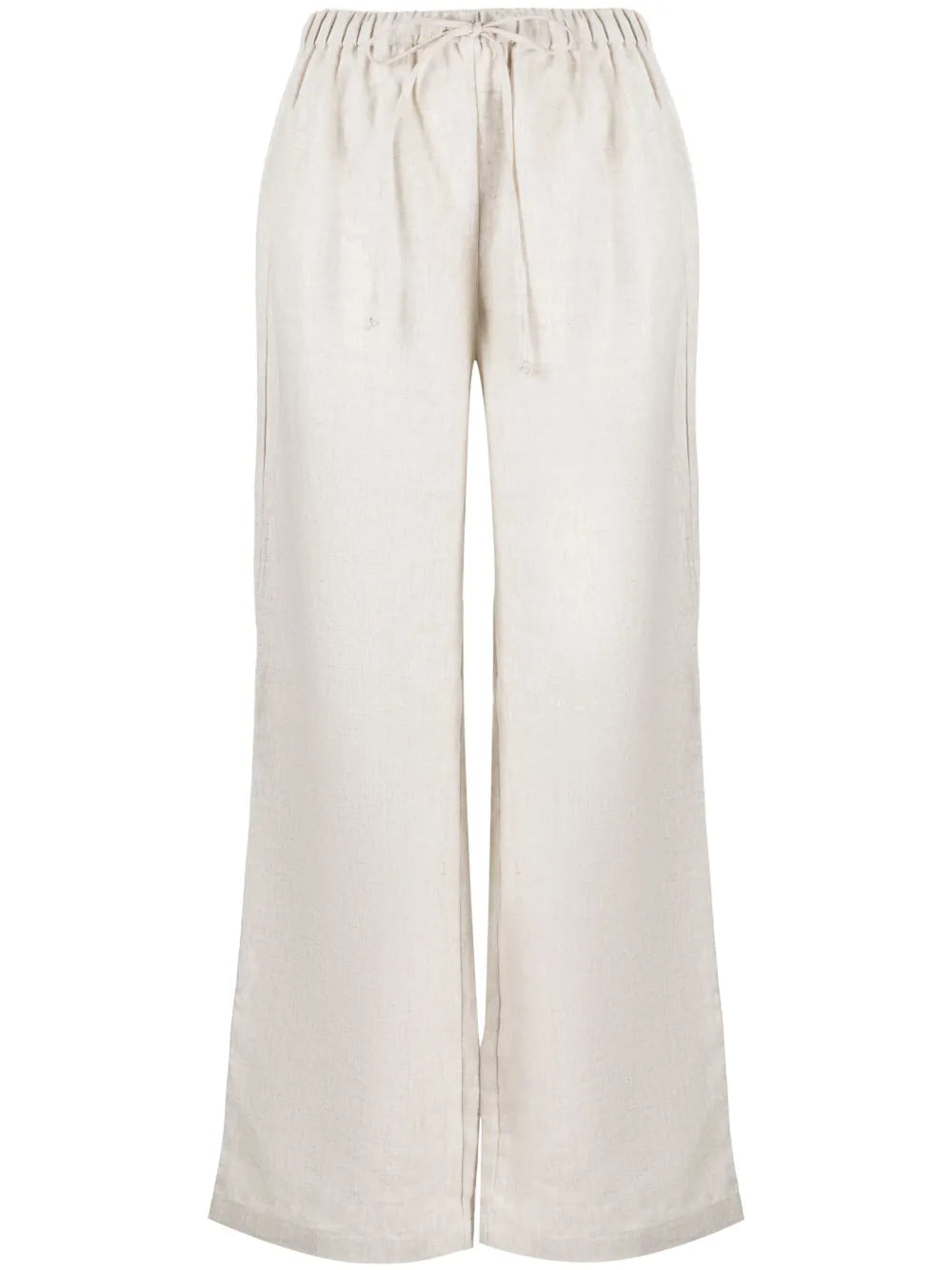 Olina Straight-Leg Linen Trousers