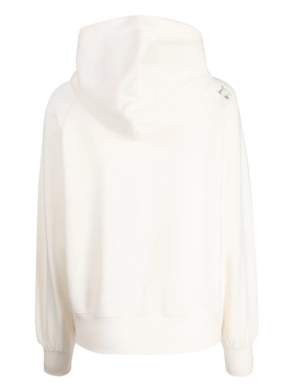 Embroidered-Motif Cotton Blend Jacket