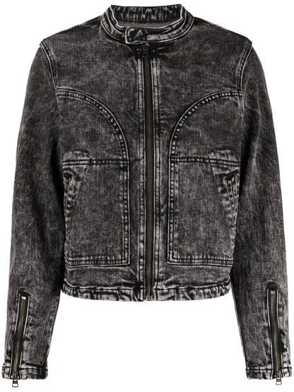 Logo-Patch Denim Jacket