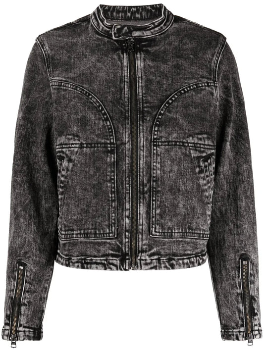 Logo-Patch Denim Jacket