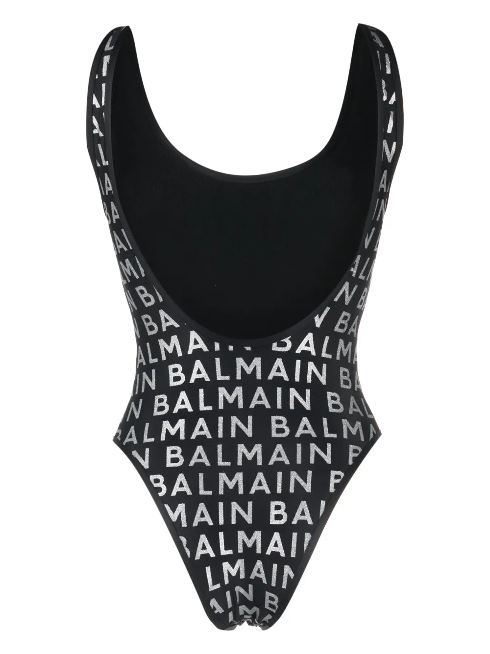 Logo-Print Scoop-Neck Swimsuit