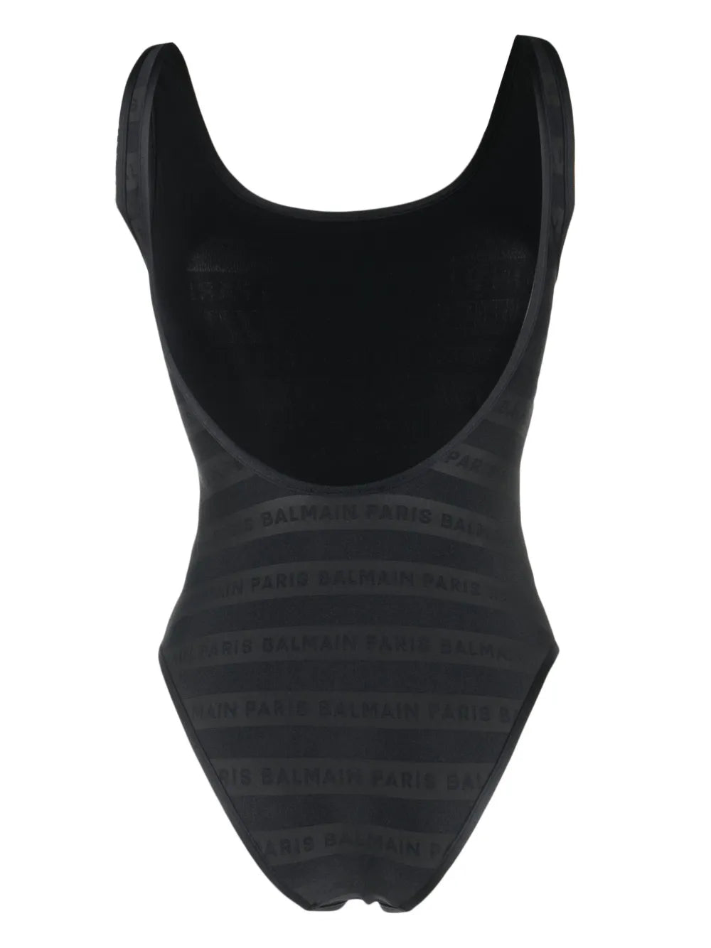Logo-Print Scoop-Neck Swimsuit