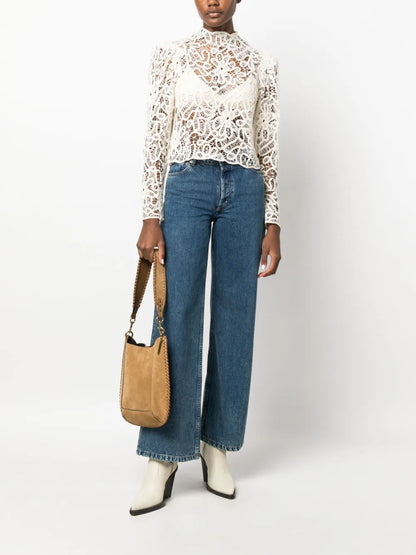 Neline Lace Long-Sleeve Top