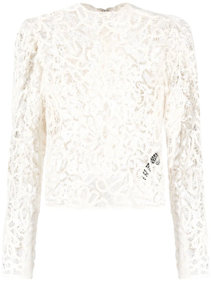 Neline Lace Long-Sleeve Top