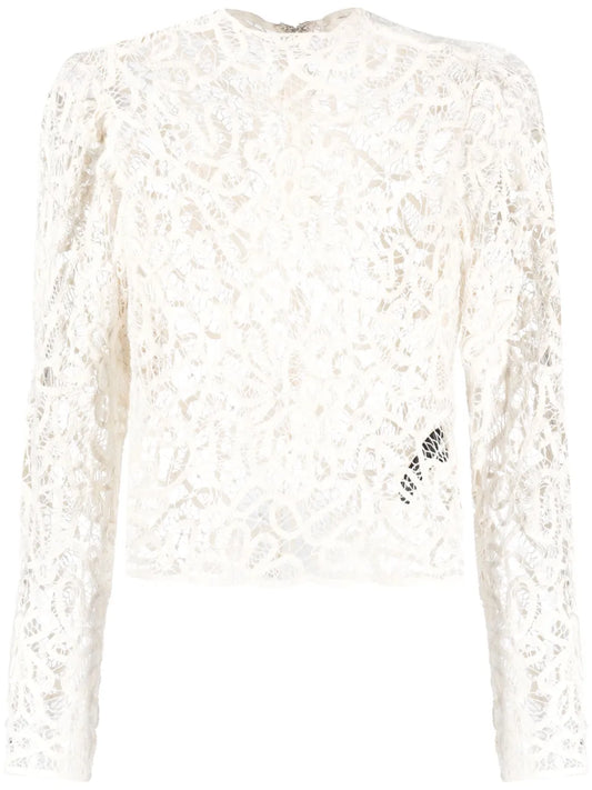 Neline Lace Long-Sleeve Top