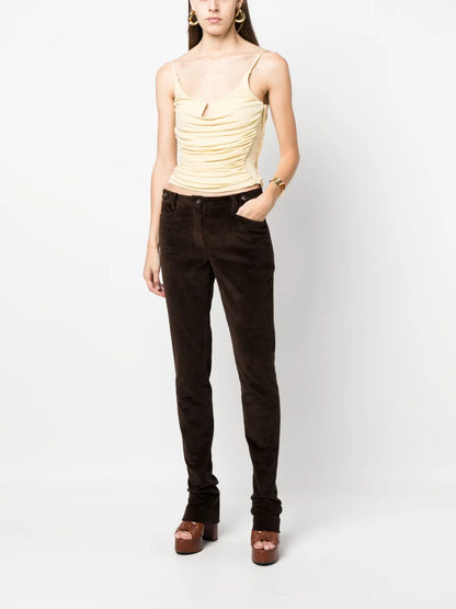 Corduroy Flared Trousers