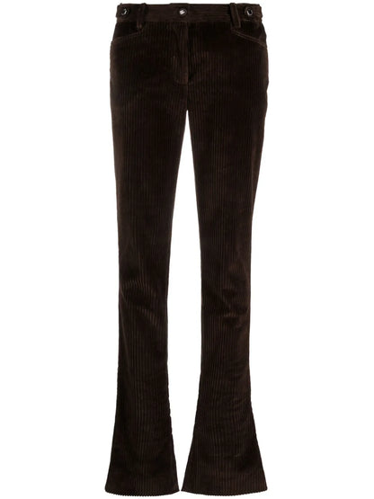 Corduroy Flared Trousers