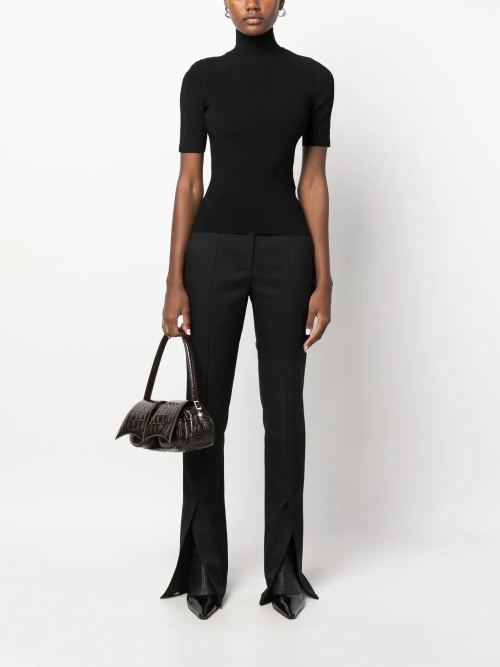 Tech Drill Flared Trousers